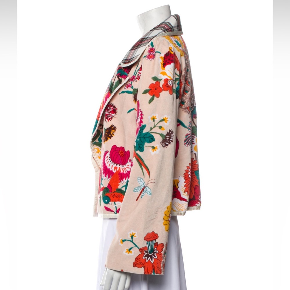 Alix of Bohemia Garden Moto Floral Print Jacket in Size Large - Picture 7 of 10